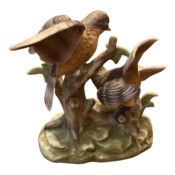 Porcelain Bird Family by Norleans - Picture 4 of 6